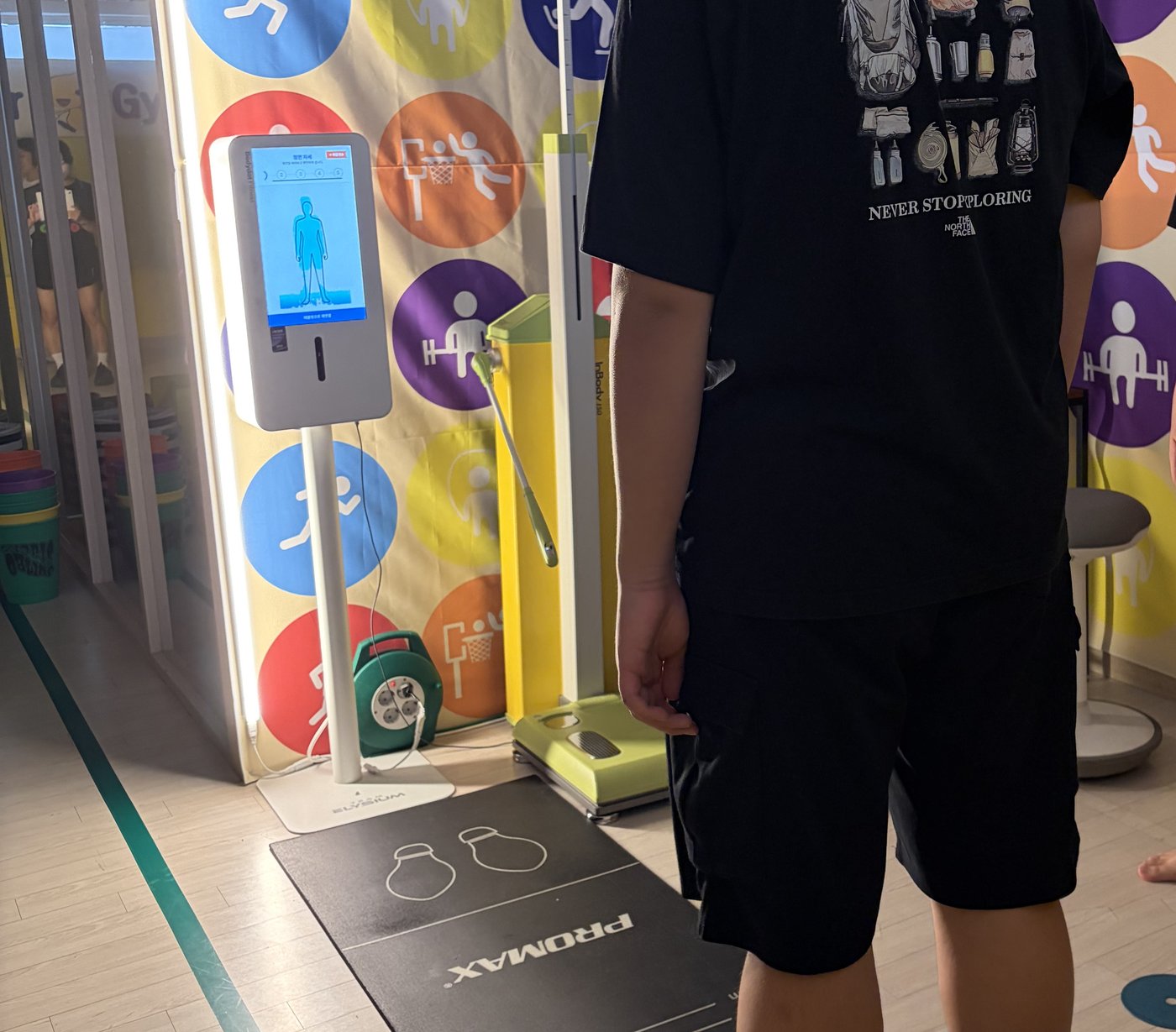 인바디·바디닷 체력측정 부스 운영 현장
